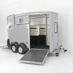Ifor Williams Pferdeanhänger HB511-silber-Frontausstieg-Neu