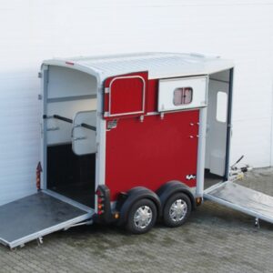 Ifor Williams Pferdeanhänger HB506-Frontausstieg-rot-Neu