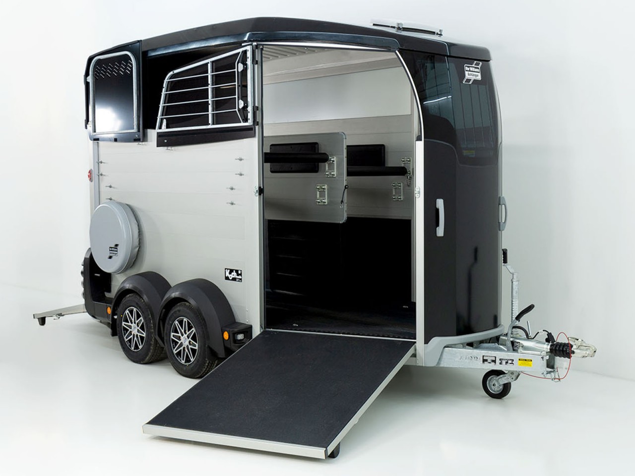 Ifor Williams Pferdeanhänger HBX 506-Frontausstieg-neues Modell-schwarz-Neu