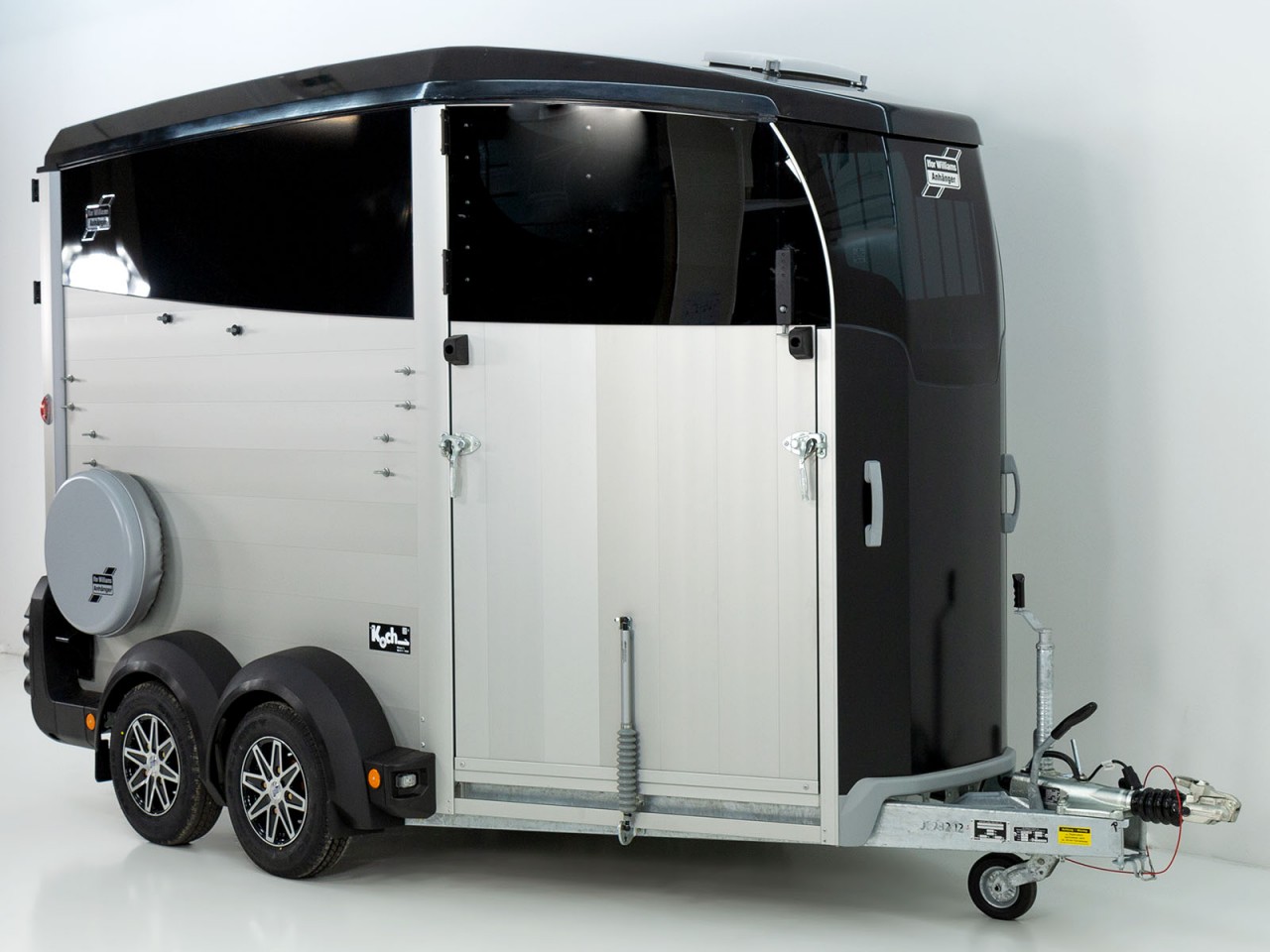 Ifor Williams Pferdeanhänger HBX 506-Frontausstieg-neues Modell-schwarz-Neu – Bild 2