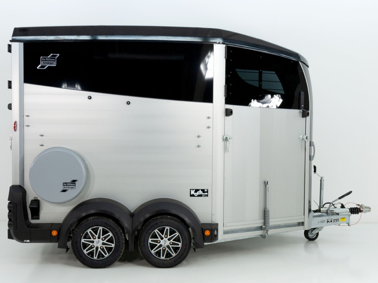 Ifor Williams Pferdeanhänger HBX 506-Frontausstieg-neues Modell-schwarz-Neu – Bild 3