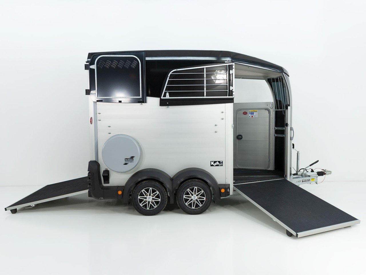 Ifor Williams Pferdeanhänger HBX 506-Frontausstieg-neues Modell-schwarz-Neu – Bild 7