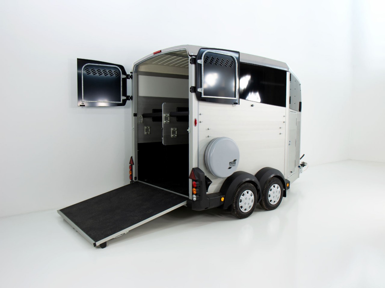 Ifor Williams Pferdeanhänger HBX 506-Sattelkammer-neues Modell-silber-Neu – Bild 3
