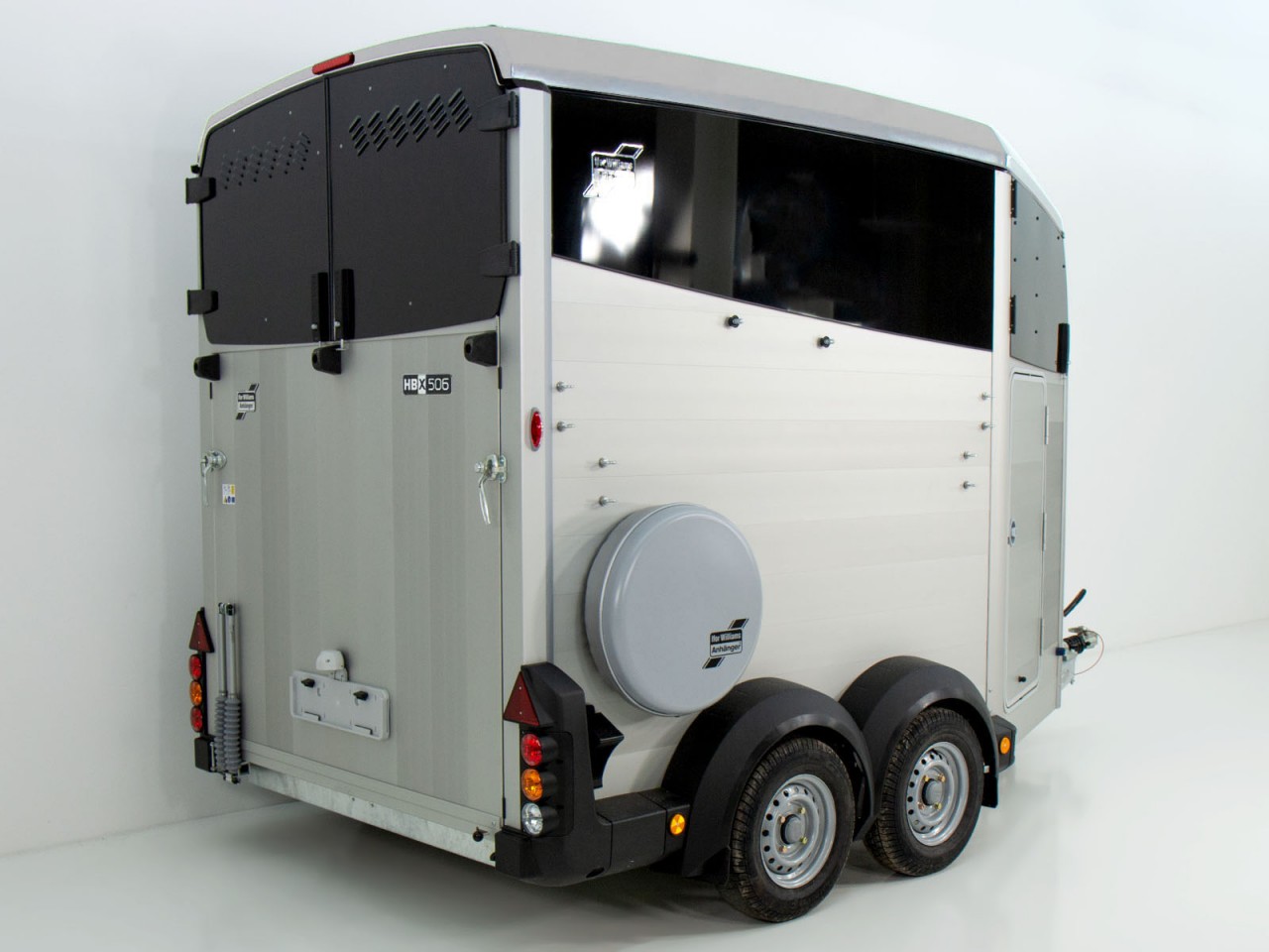Ifor Williams Pferdeanhänger HBX 506-Sattelkammer-neues Modell-silber-Neu – Bild 2
