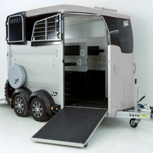 Ifor Williams Pferdeanhänger HBX 511-Frontausstieg-neues Modell-silber-Neu