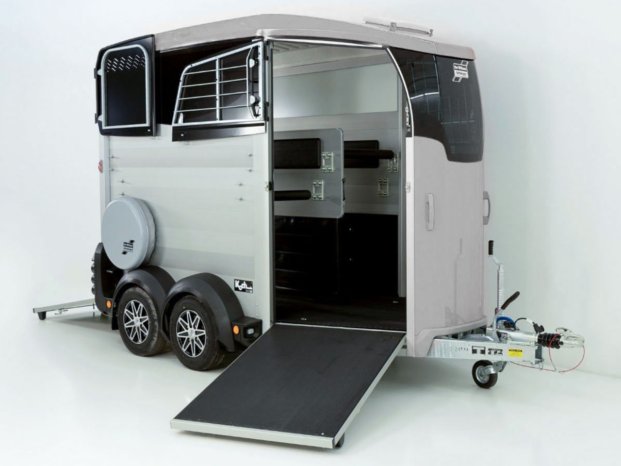 Ifor Williams Pferdeanhänger HBX 511-Frontausstieg-neues Modell-silber-Neu