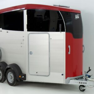 Ifor Williams Pferdeanhänger HBX 511-Sattelkammer-neues Modell-rot-Neu