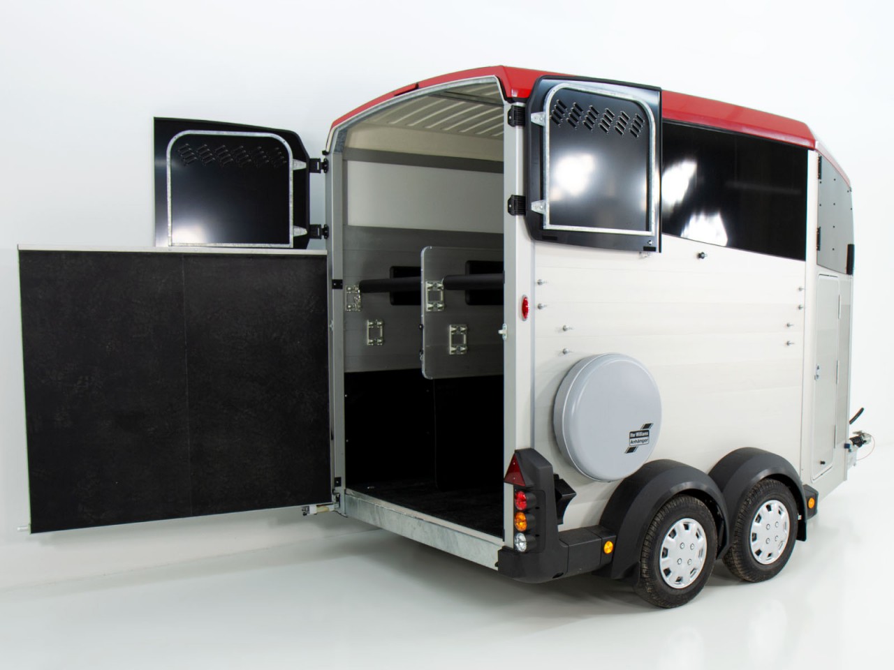 Ifor Williams Pferdeanhänger HBX 511-Sattelkammer-neues Modell-rot-Neu – Bild 3