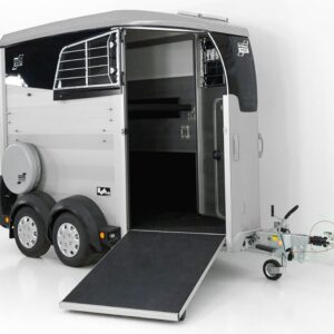 Ifor Williams Pferdeanhänger HBX 403-Frontausstieg-neues Modell-silber-Neu