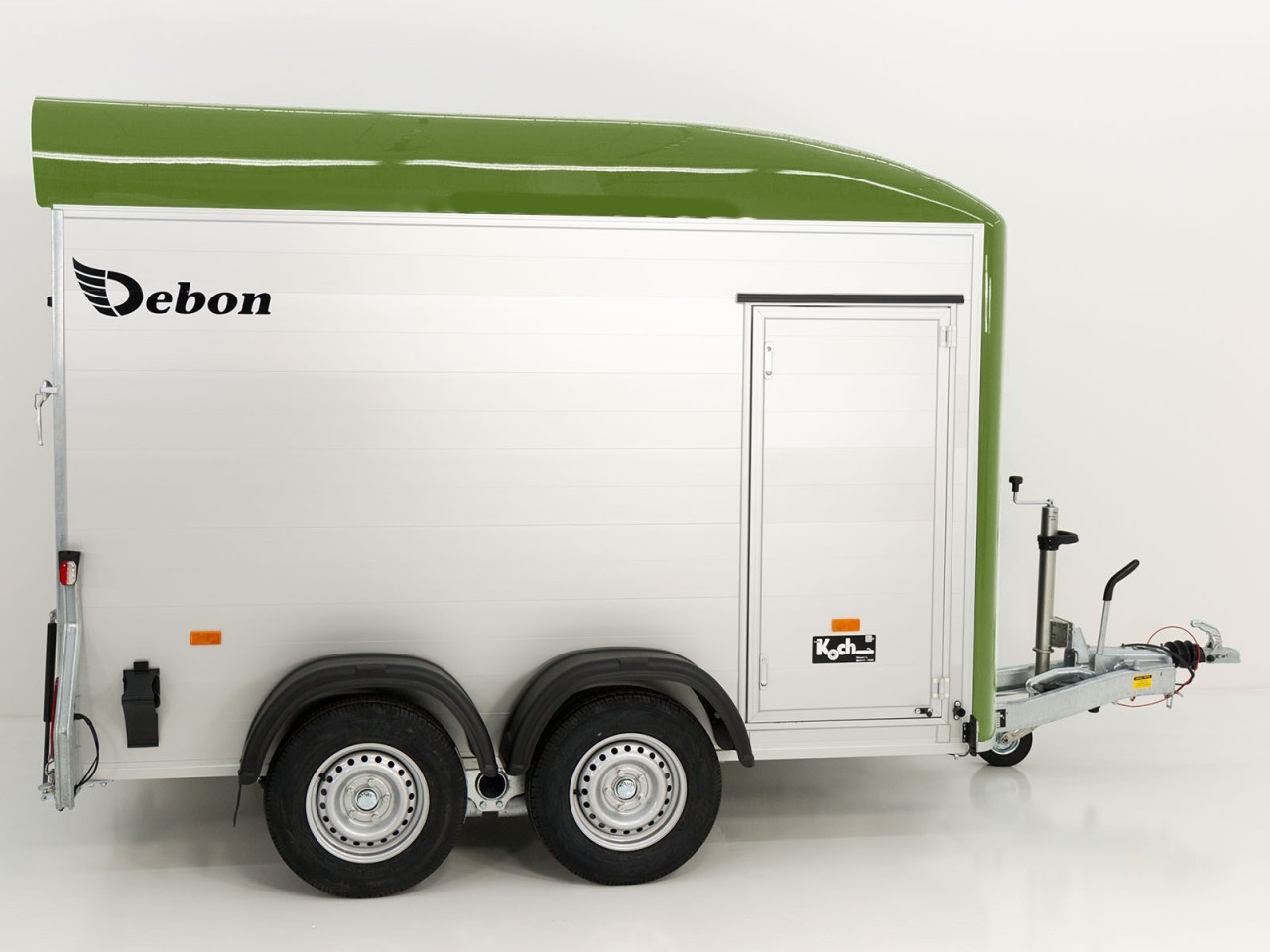 Debon Kofferanhänger C500 164x300cm H:200cm 2,0t-Alu-Polybug-Tür-olivgrün-Neu – Bild 6