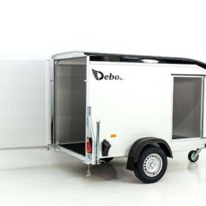 Debon Kofferanhänger Roadster Alu 255 125x255cm H:156cm, schwarz-Neu