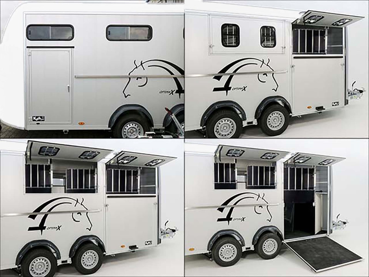 Cheval Liberte Pferdeanhänger Maxi 4, 4 Pferde, Pullman-Fahrwerk, 100km/h, weiß-Neu – Bild 8