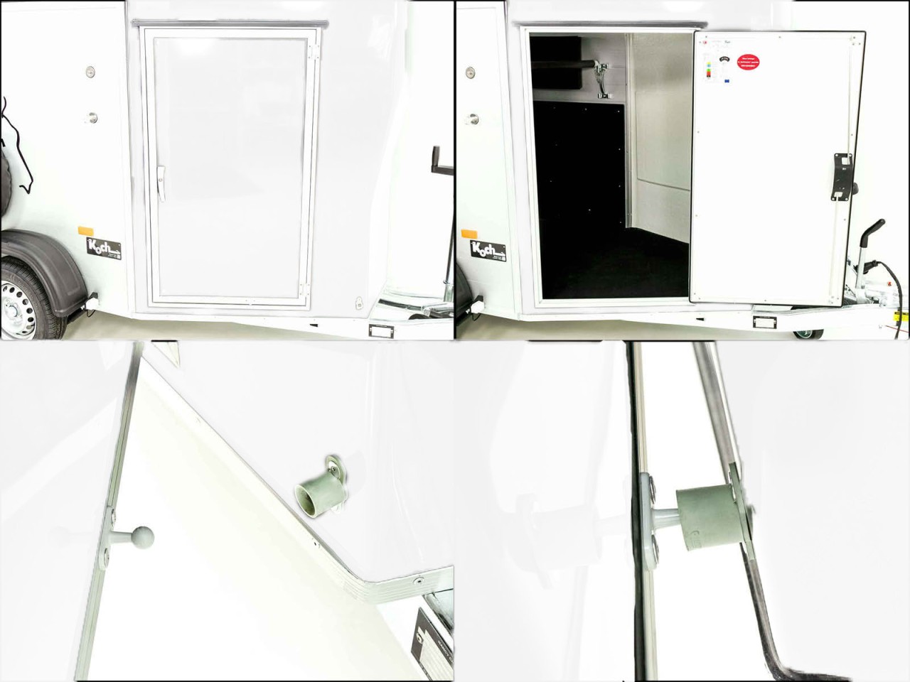 Cheval Liberte Pferdeanhänger GOLD One 1,5er, Pullman-Fahrwerk, weiß-Neu – Bild 13