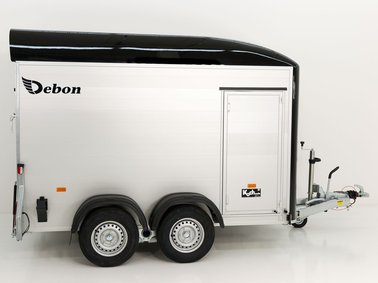 Debon Kofferanhänger C500 164x300cm H:200cm 2,0t, Alu, Polybug, Tür-Neu – Bild 6