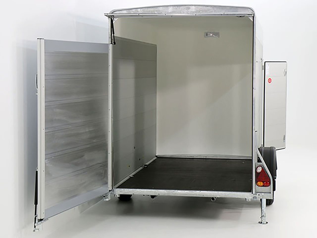Debon Kofferanhänger C300 148x295cm H:190cm 1,3t, Alu, Polybug, Tür-Neu – Bild 8