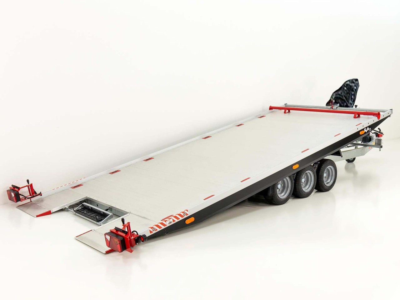Vezeko Autotrailer Race Master Alu 209x550cm Tridem 3,5t-E-Winde-Neu