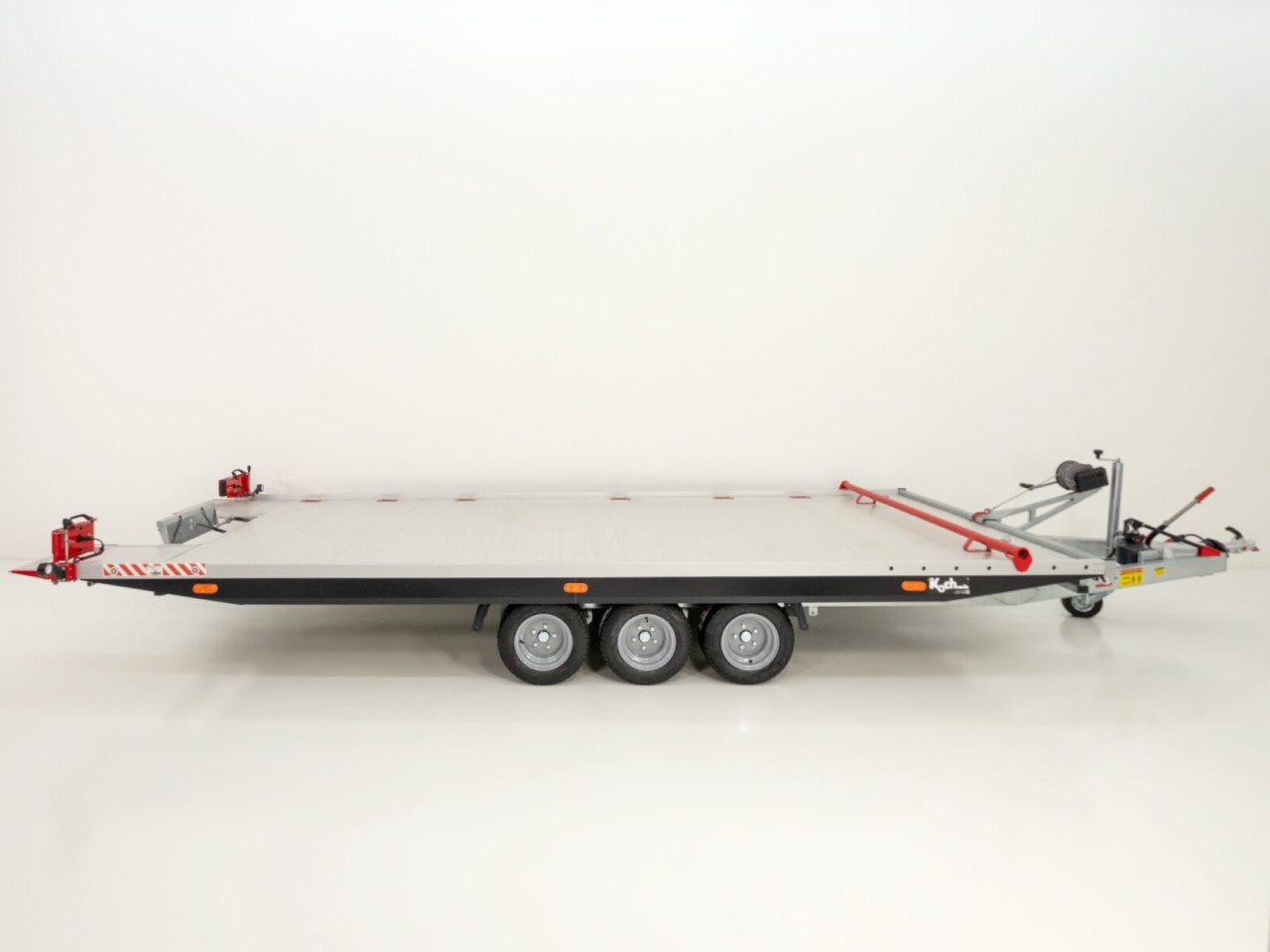 Vezeko Autotrailer Race Master Alu 209x550cm Tridem 3,5t-E-Winde-Neu – Bild 5