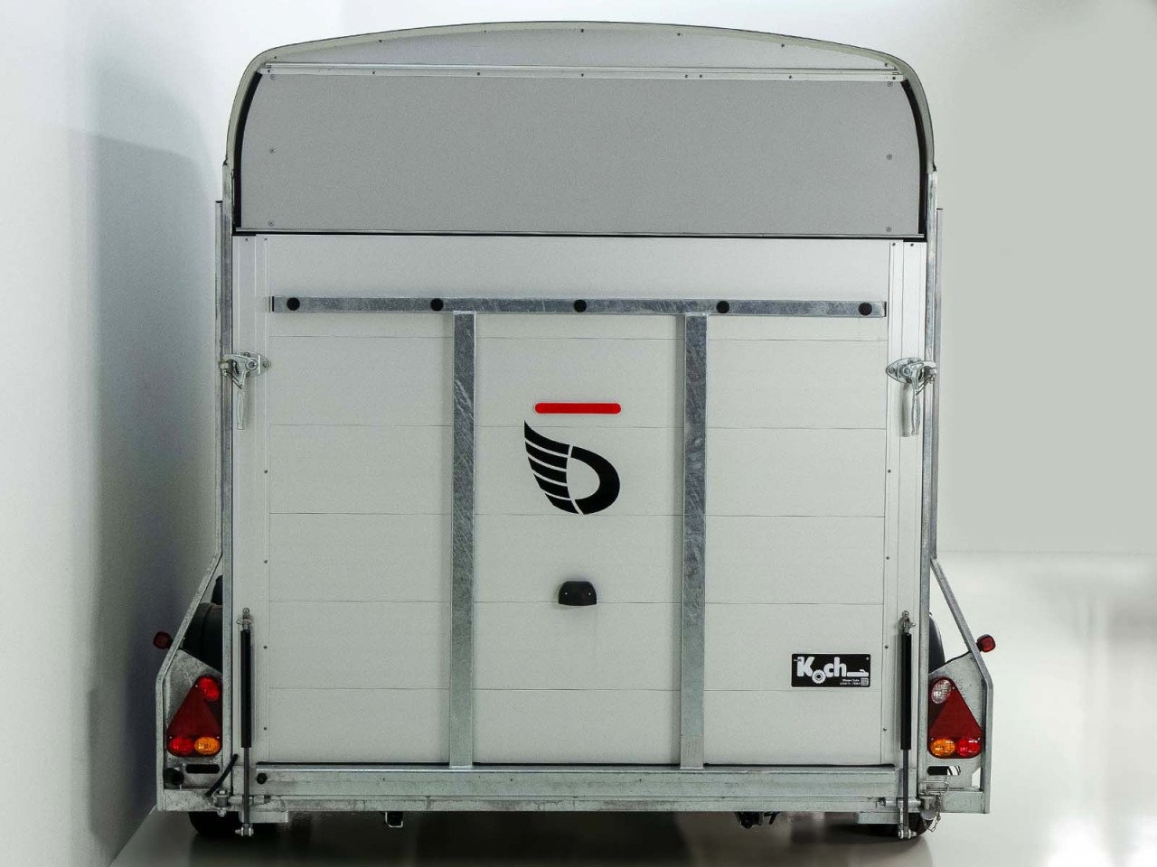 Debon Kofferanhänger Roadster C700 179×378 Höhe:201cm 2,6t, Alu, Polybug, Tür, grau-Neu – Bild 5