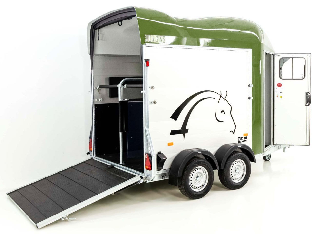 Cheval Liberte Pferdeanhänger GOLD Origins, olivgrün-Neu – Bild 3