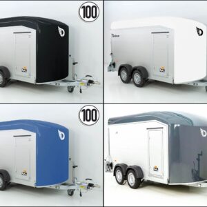Debon Kofferanhänger Roadster Alu C700 179×378 H201 2,6t, Alu, Polybug, Tür-Neu