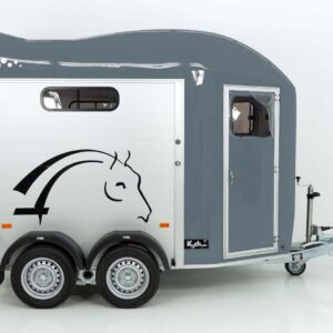 Cheval Liberte Pferdeanhänger GOLD 3, Premium, Pullman 2, Sattelkammer, grau-Neu