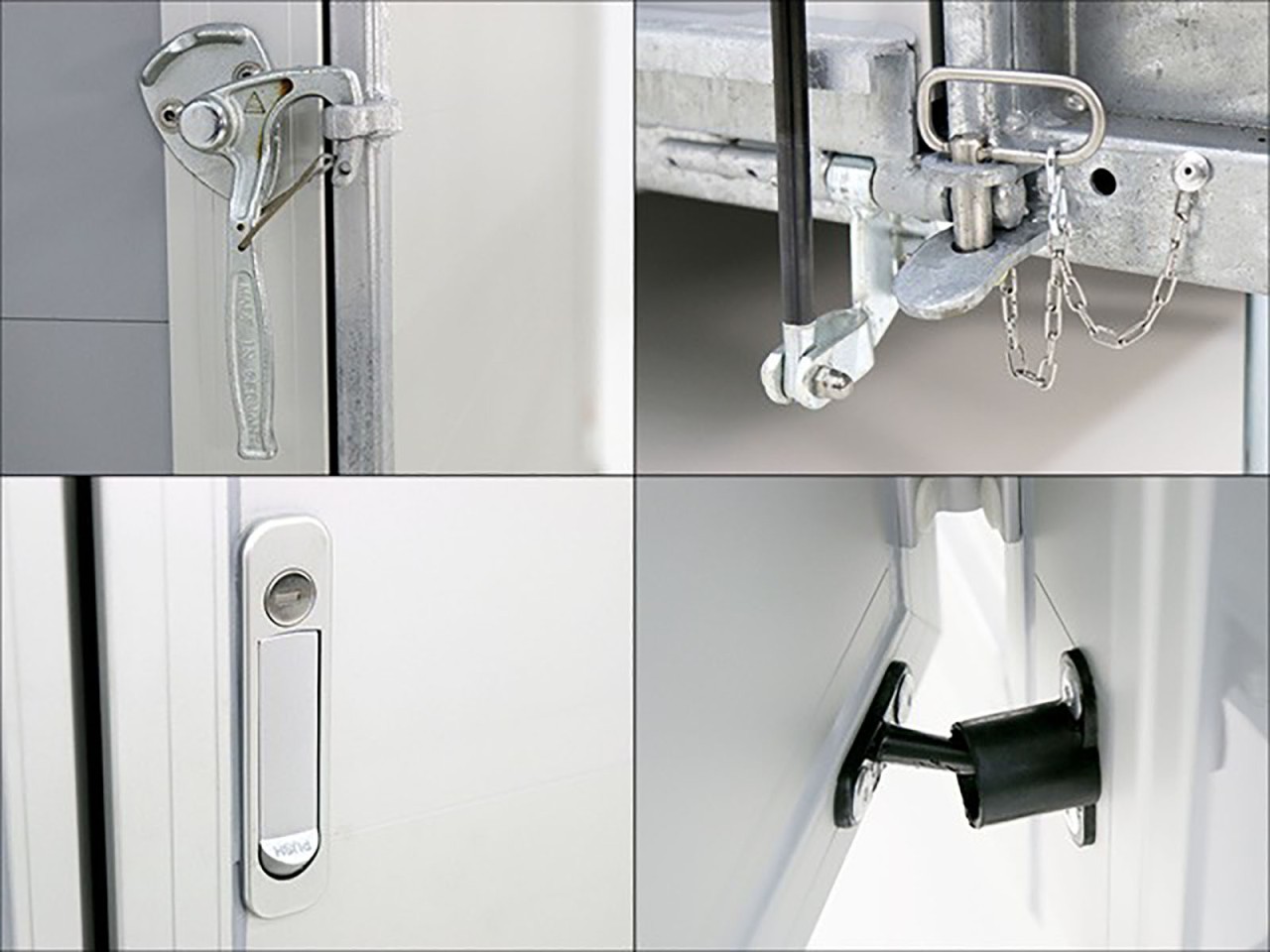 Debon Kofferanhänger C300 148x295cm H:190cm 1,3t Alu, Polybug, Tür, grau-Neu – Bild 14