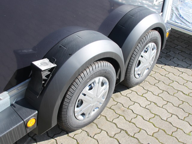 Ifor Williams Pferdeanhänger HB511-Heckklappen-Türkombination-schwarz-Neu – Bild 11