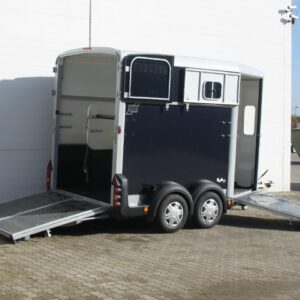 Ifor Williams Pferdeanhänger HB511-Heckklappen-Türkombination-schwarz-Neu