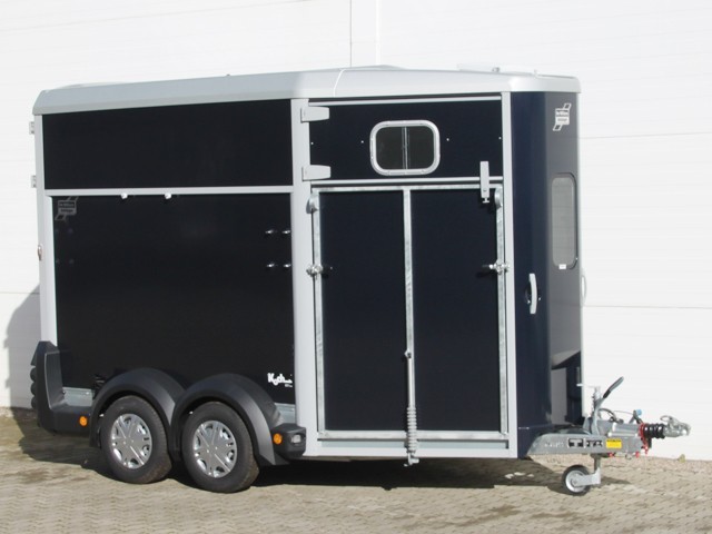 Ifor Williams Pferdeanhänger HB511-Heckklappen-Türkombination-schwarz-Neu – Bild 4