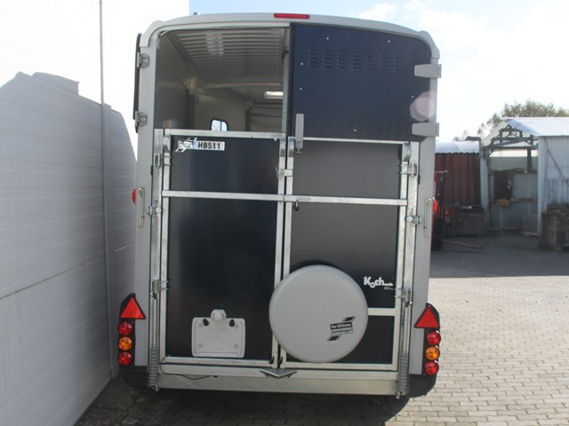 Ifor Williams Pferdeanhänger HB511-Heckklappen-Türkombination-schwarz-Neu – Bild 9