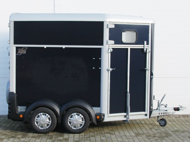Ifor Williams Pferdeanhänger HB506-Frontausstieg-Klappenkombi-schwarz-Neu – Bild 4